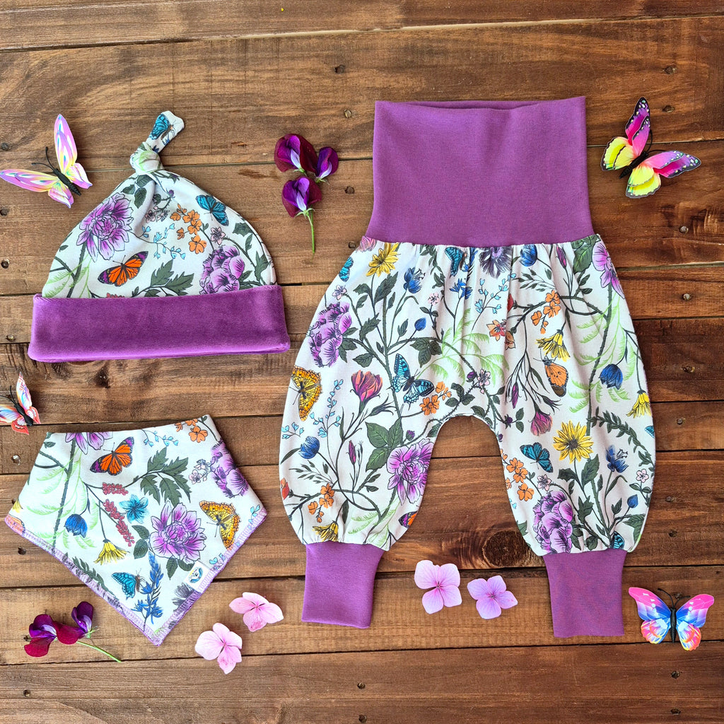 Wildflowers  Top Knot Hat
