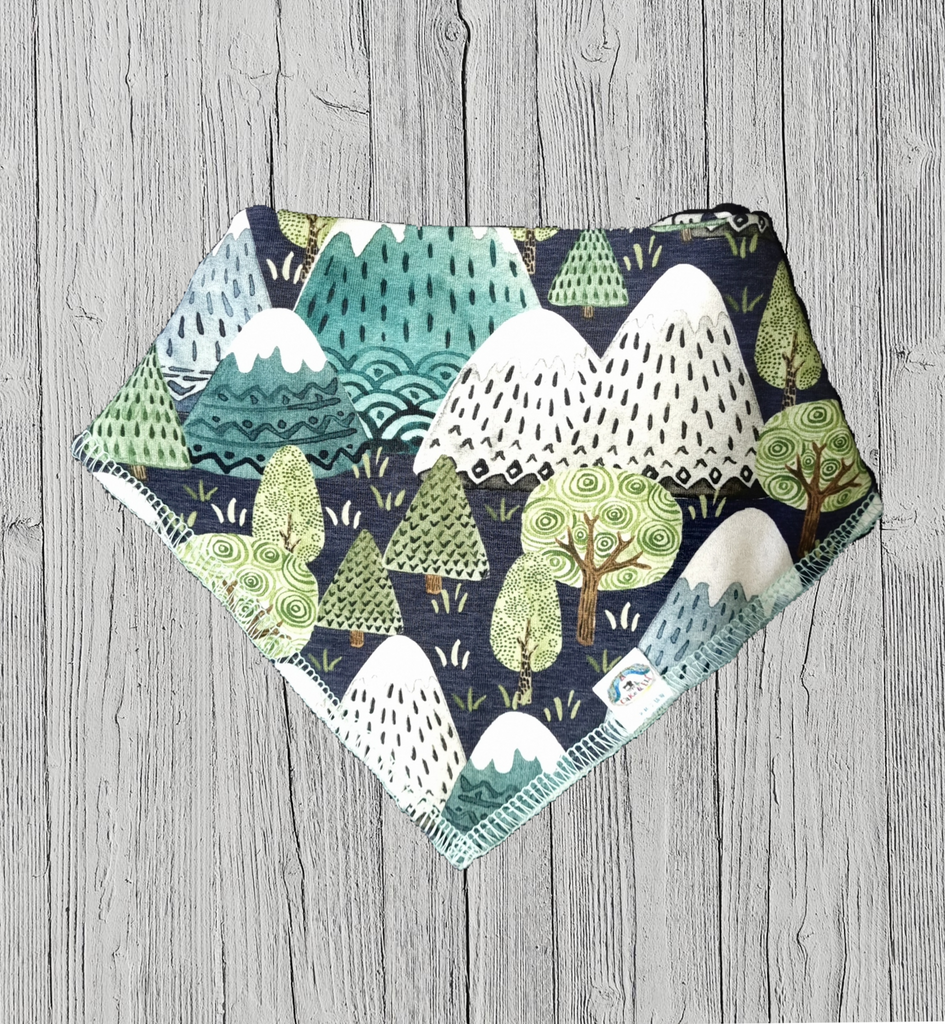 Cool Mountains - Bandanna Bib