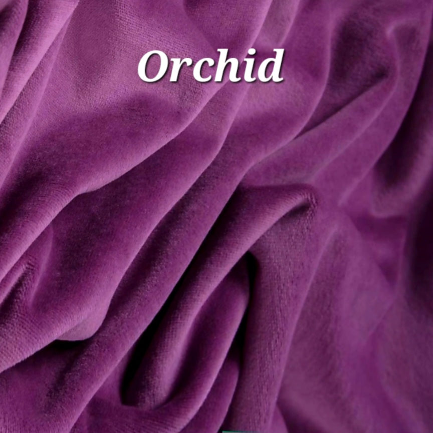 Orchid  Velour Harem Trousers