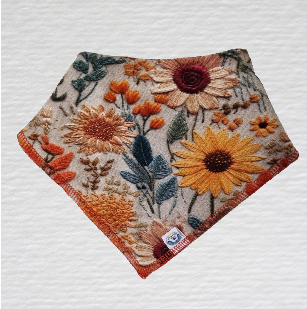 Sunflowers - Bandanna Bib