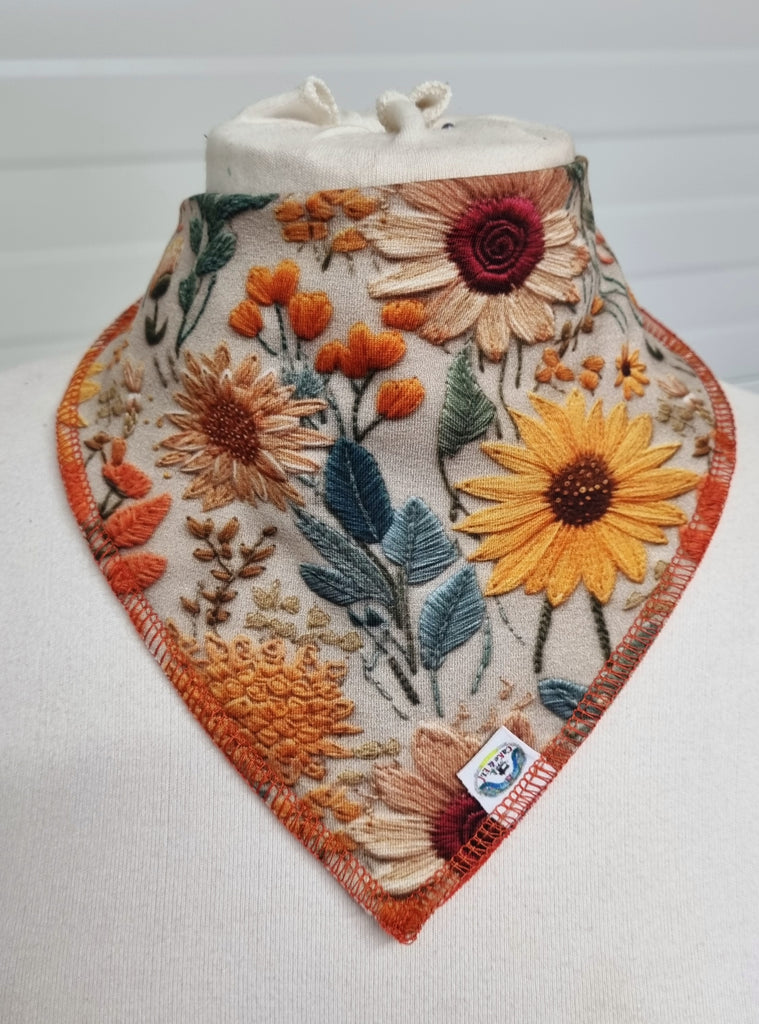 Sunflowers - Bandanna Bib