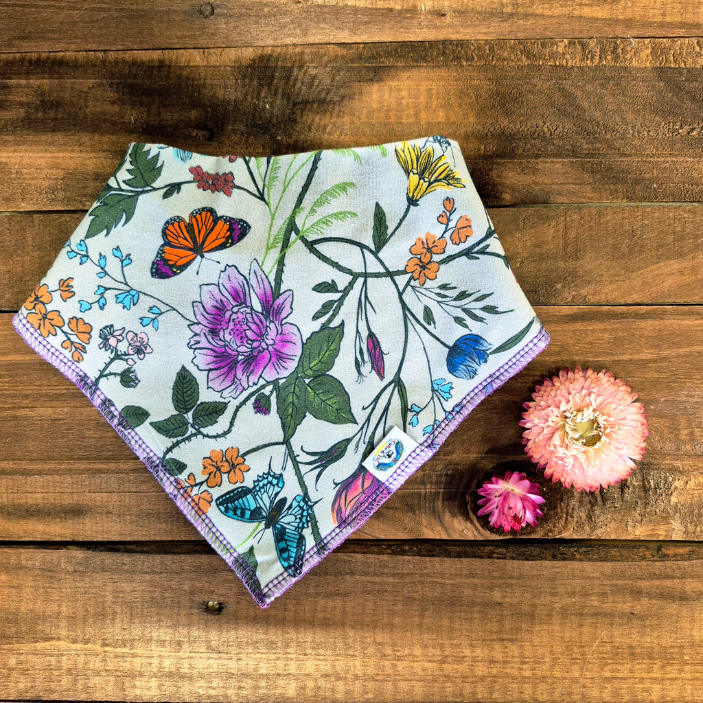 Wildflowers Bandanna Bib