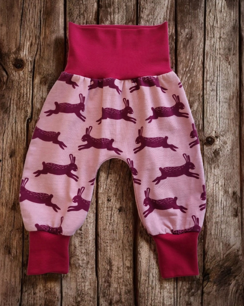 Pink Rabbits  Harem Trousers