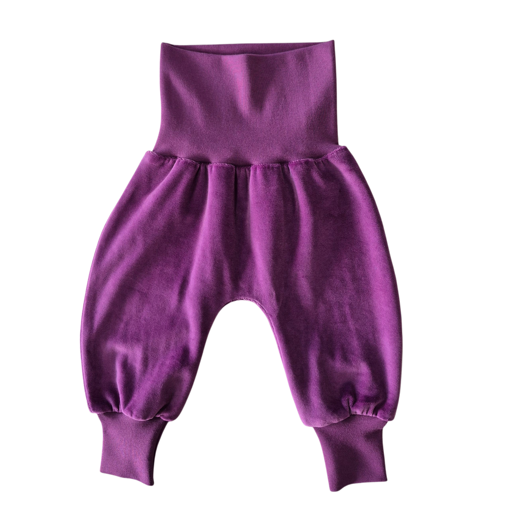 Orchid  Velour Trousers 2-4months