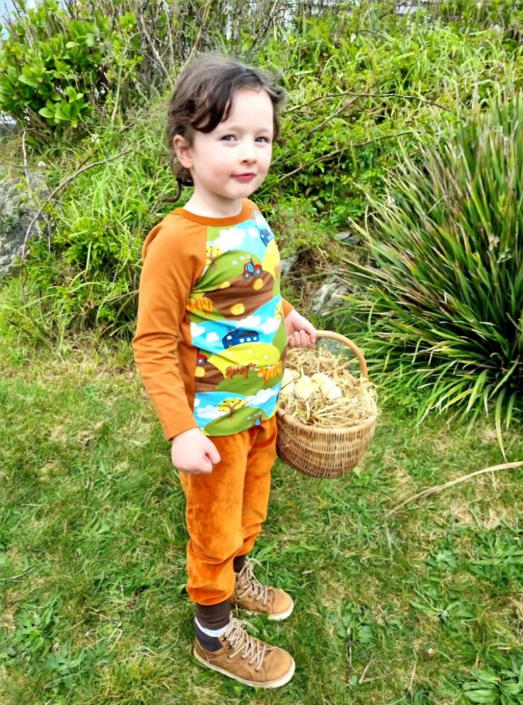 Caramel  Velour Trousers