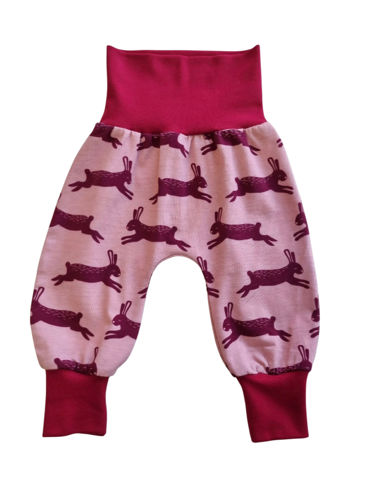 Pink Rabbits  Harem Trousers