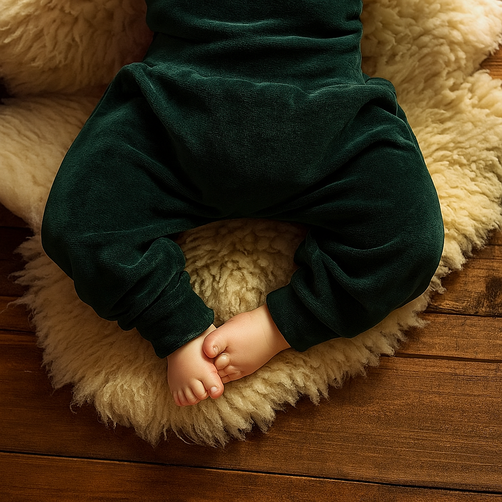 Spruce  Velour Trousers