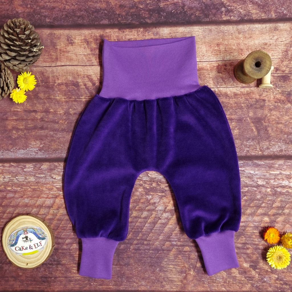 Purple Velour Trousers
