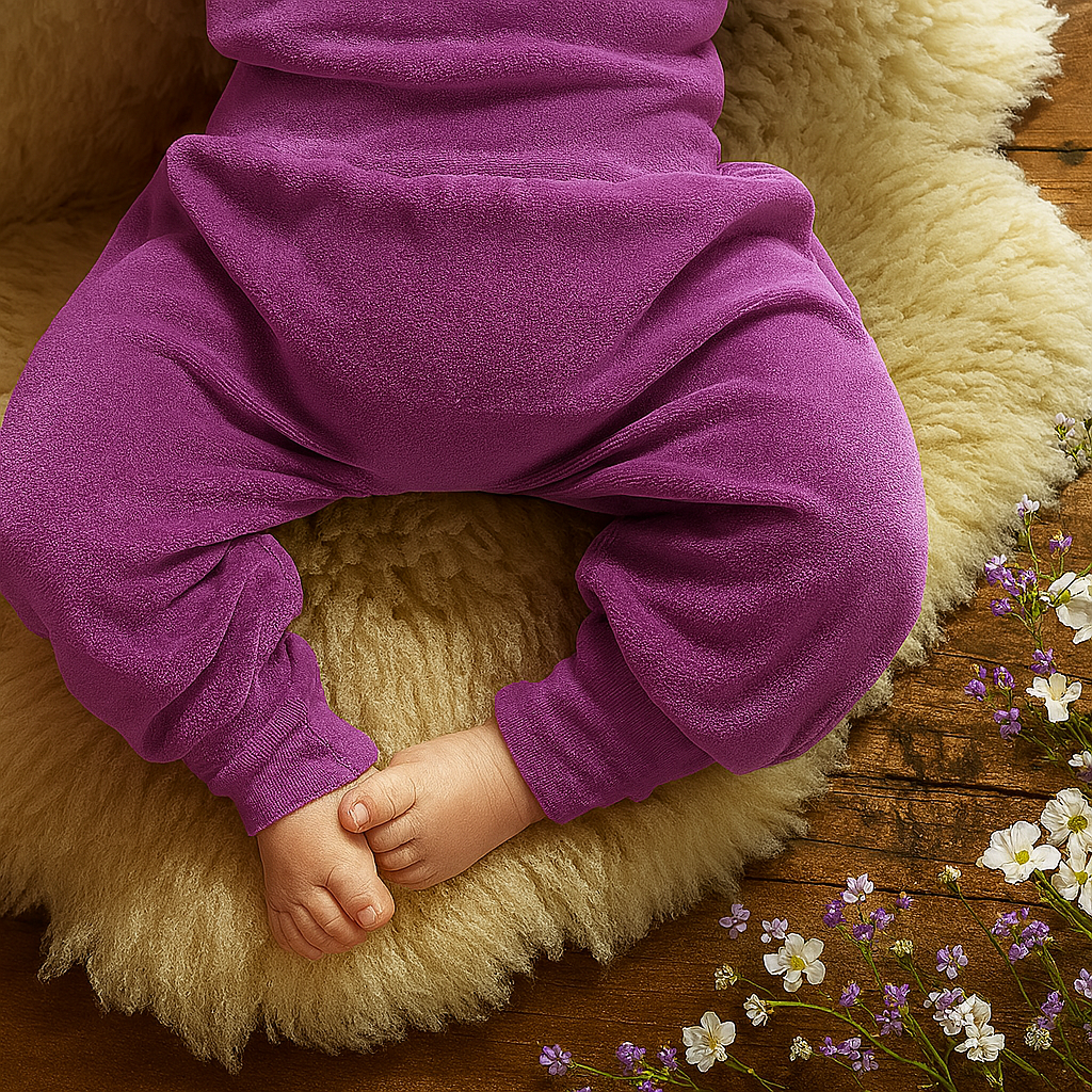 Orchid  Velour Trousers