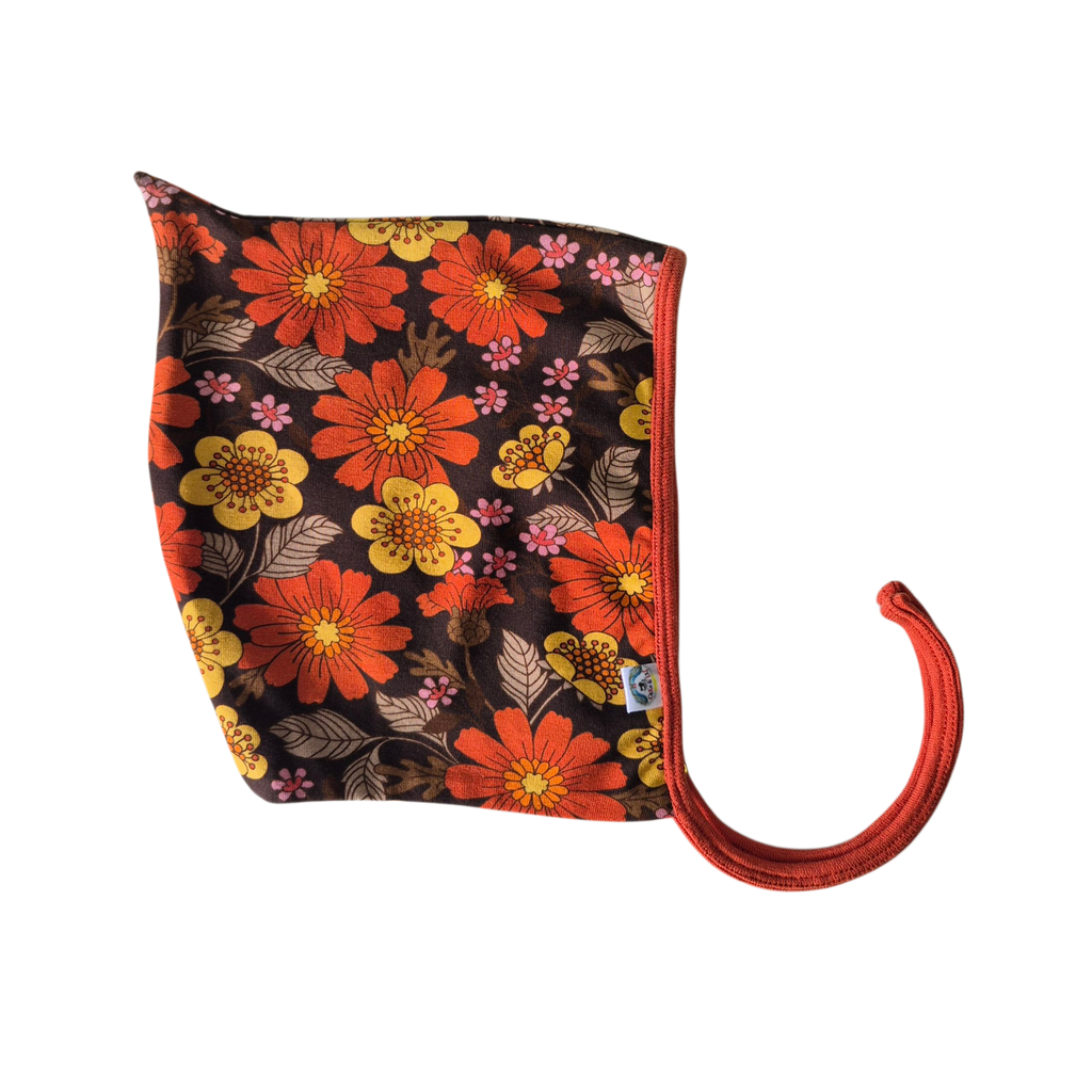 Florens Brown Pixie Bonnet  1-2yr