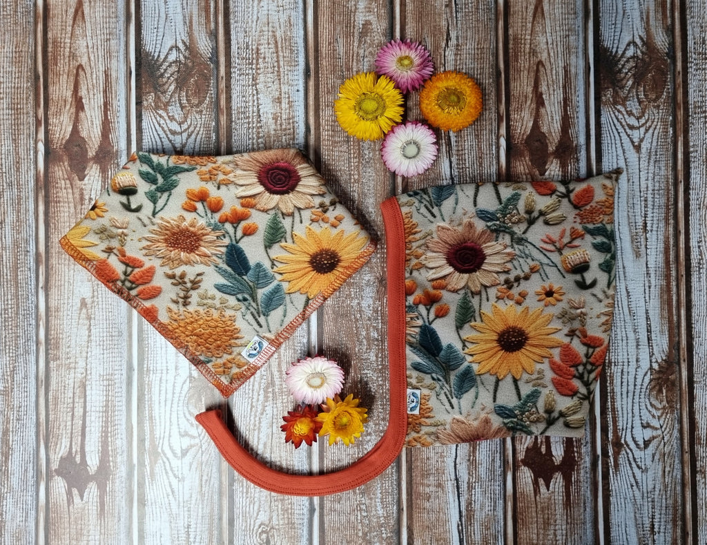 Sunflowers - Bandanna Bib