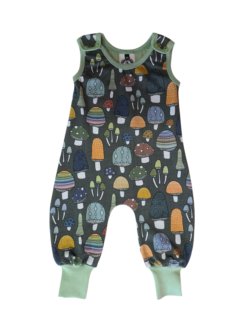 Mushroom Fun  Dungarees