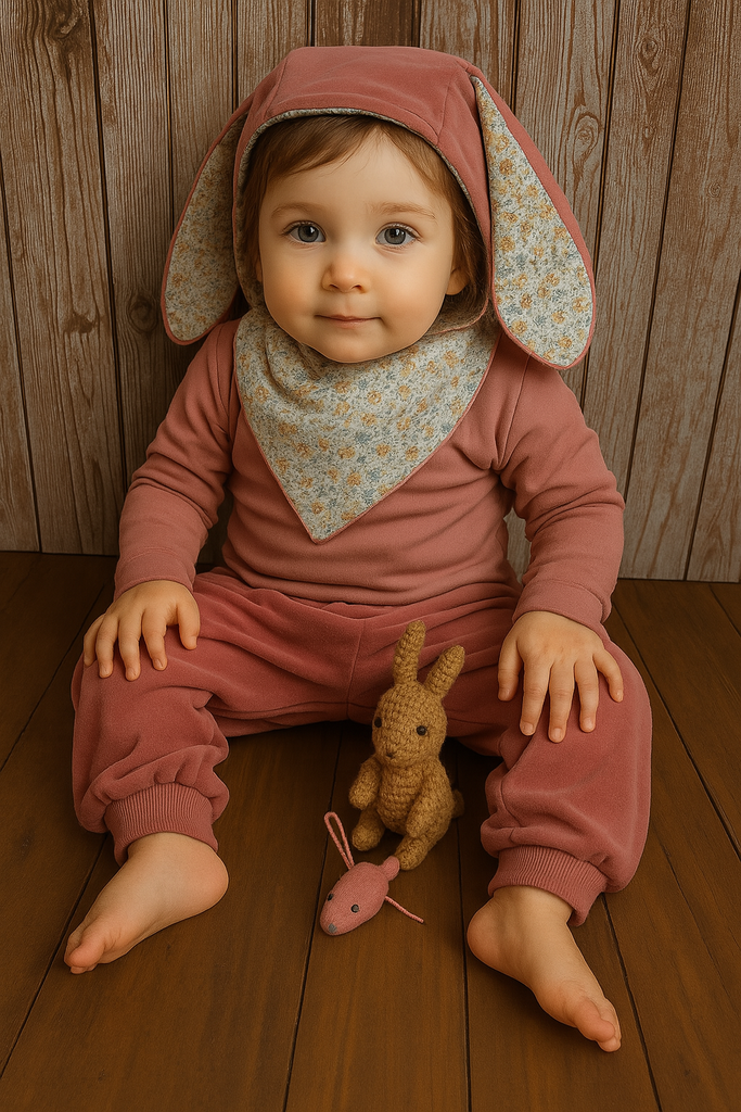 Rose  Velour Trousers