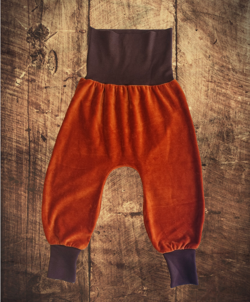 Caramel  Velour Trousers