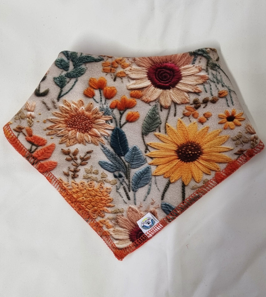 Sunflowers - Bandanna Bib