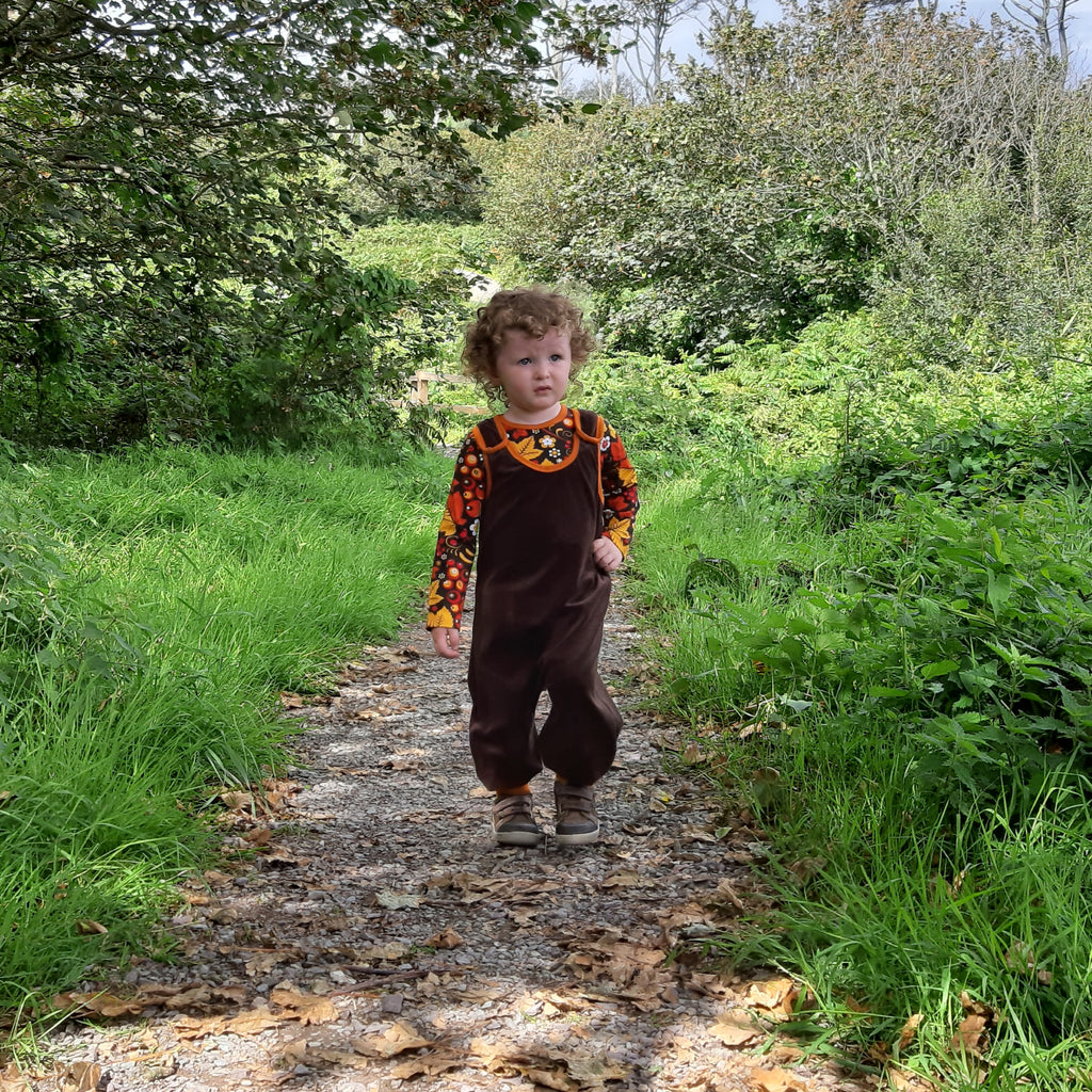 Chocolate Velour -Trousers & Dungarees