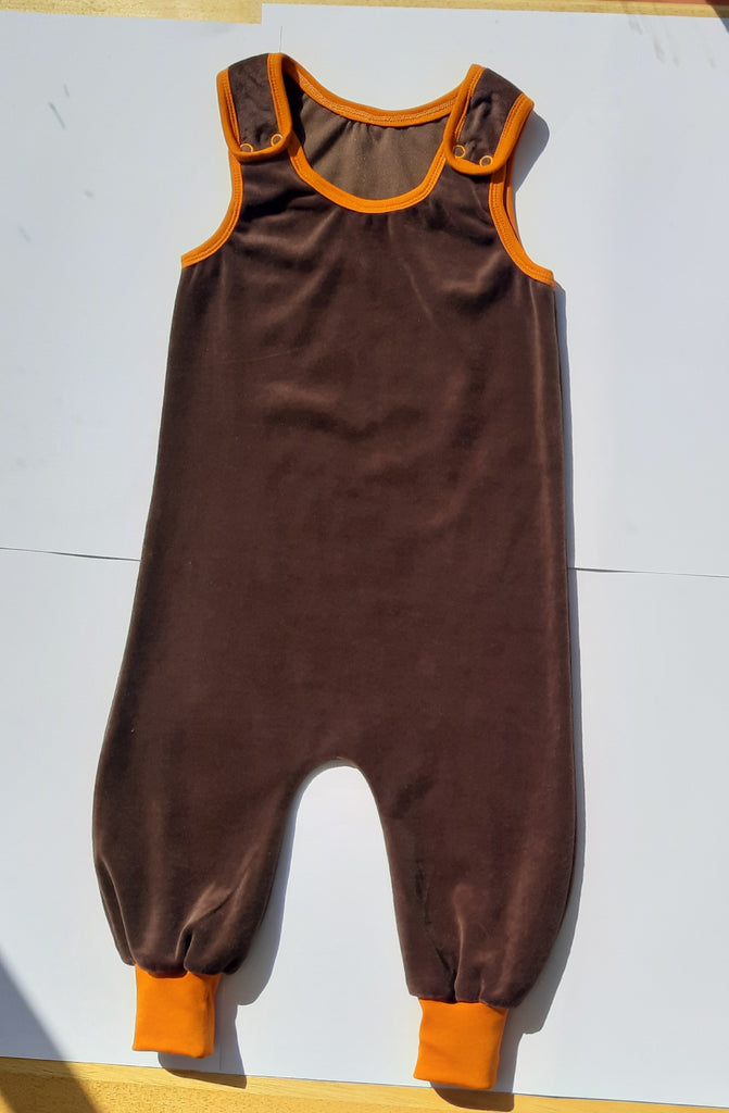 Chocolate Velour -Trousers & Dungarees