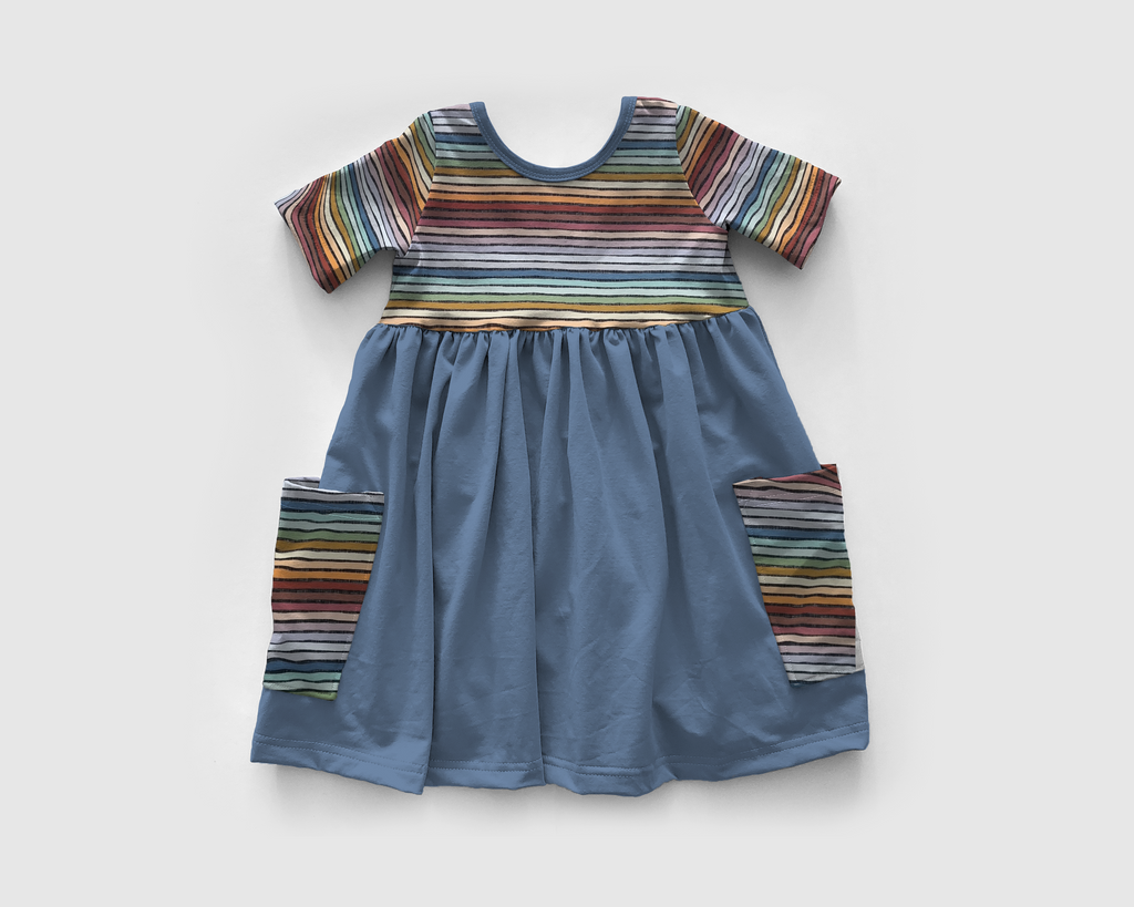 Muted Rainbow -Sìofra Dress