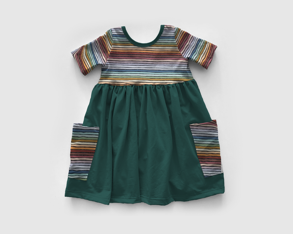 Muted Rainbow -Sìofra Dress