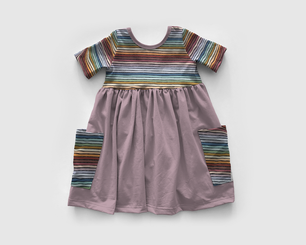 Muted Rainbow -Sìofra Dress