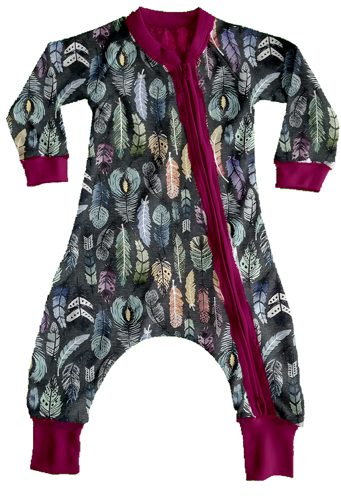 Feathers - Naoise   Babygrow