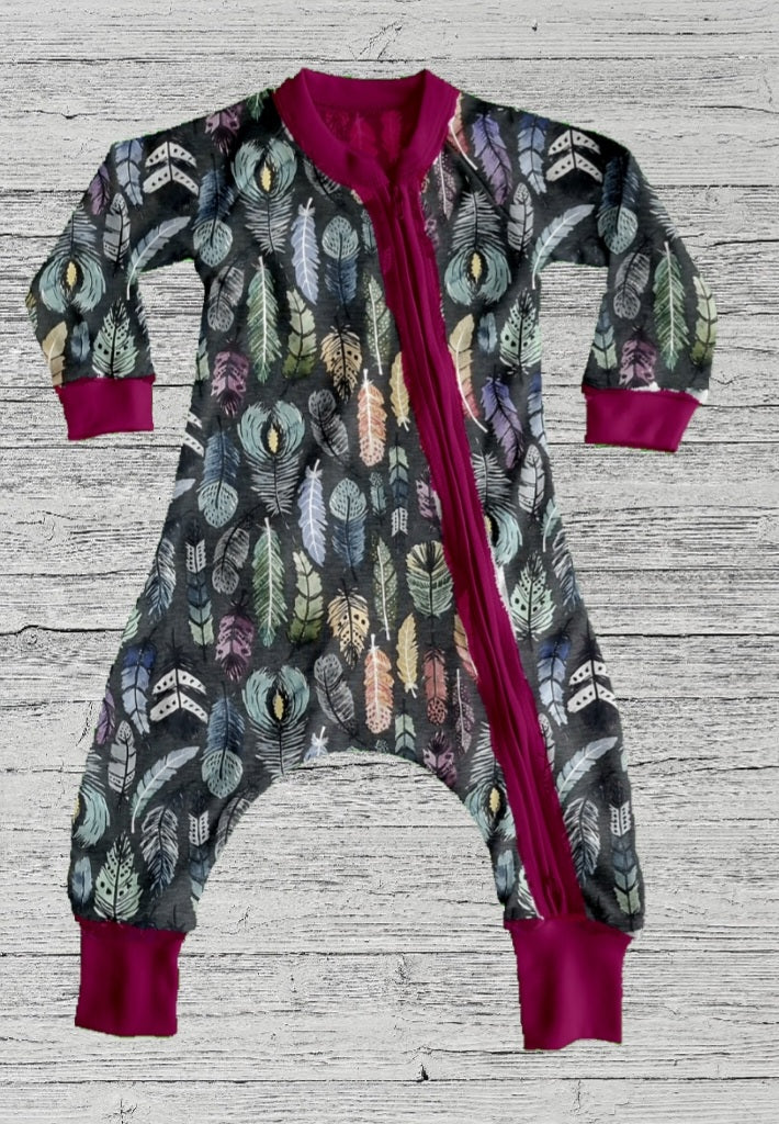 Feathers - Naoise   Babygrow