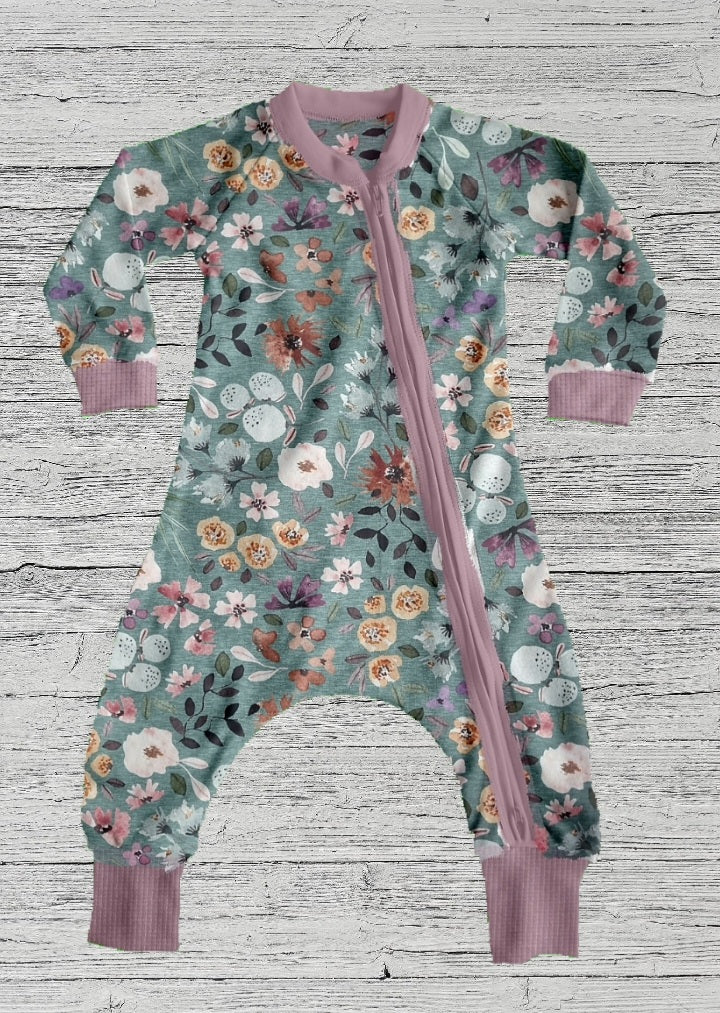 Mini Florals - Naoise   Babygrow