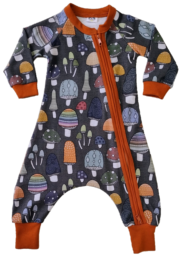 Mushroom Fun  - Naoise   Babygrow