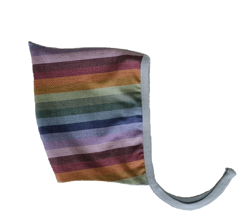 Rainbow  Stripe - Pixie Bonnet