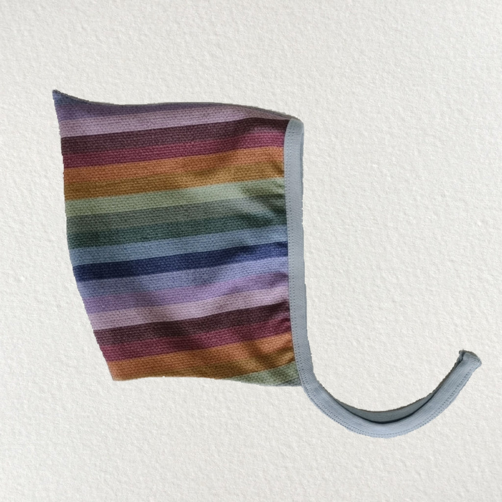 Rainbow  Stripe - Pixie Bonnet