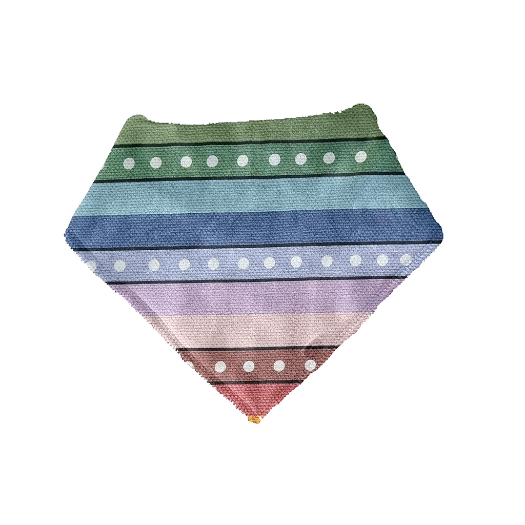 Rainbow Dot   - Bandanna Bib