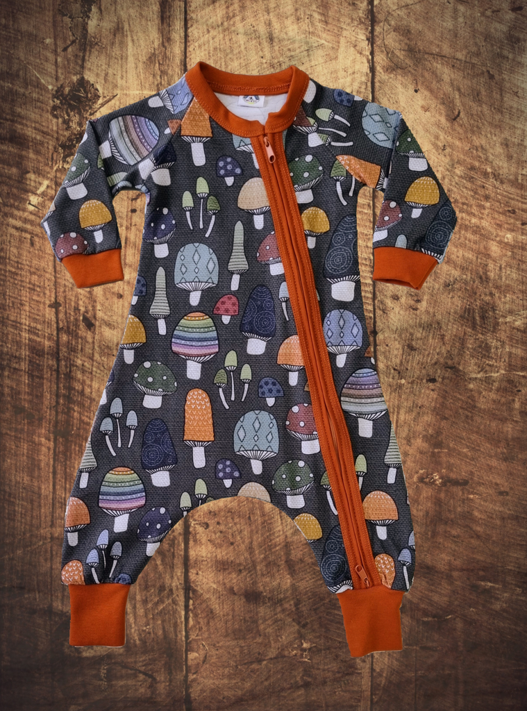 Mushroom Fun  - Naoise   Babygrow